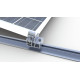 Sistem de montaj panouri fotovoltaice PB-062.1, montare acoperis plat