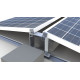 Sistem de montaj panouri fotovoltaice PB-062.1, montare acoperis plat