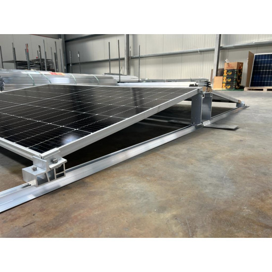 Sistem de montaj panouri fotovoltaice PB-062.1, montare acoperis plat