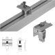 Clema de capat aluminiu „Click” pentru profile tip H 40×40 Clema de capat aluminiu „Click” pentru profile tip H 40×40