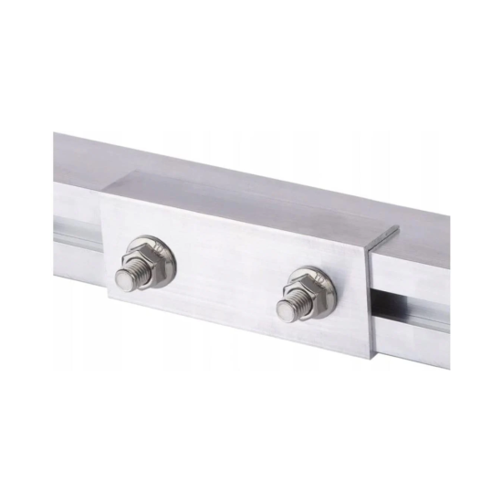 Conector pentru profile tip H de aluminiu panouri fotovoltaice 