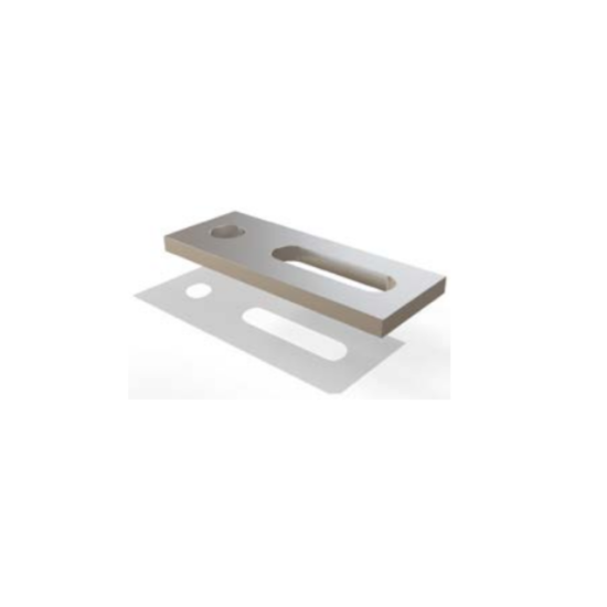 Placă de montaj (Adaptor) inox H17 pentru sisteme fotovoltaice - M10 Placă de montaj (Adaptor) inox H17 pentru sisteme fotovoltaice - M10