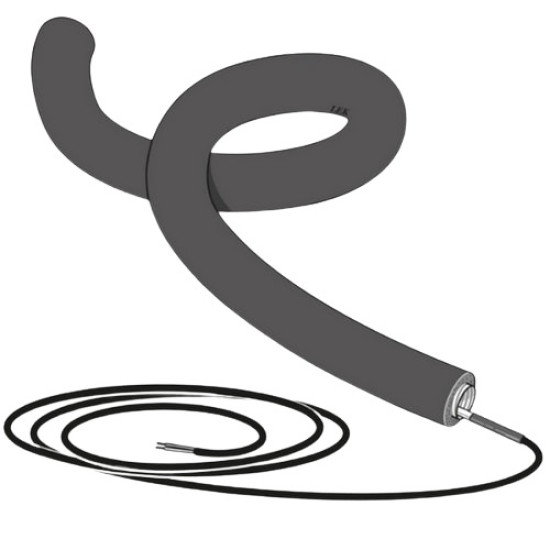 Conductă scurgere condens NIBE cu cablu încălzire ptr F2040, KVR 10-10, 1 metru