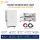 Pachet Invertor DEYE 10kW și 2 Acumulatori Deye 5.12 kWh