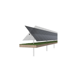 Sistem de montaj la sol tip TRACKER solar