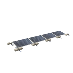 Sistem de montaj panouri fotovoltaice PB-068.1, montare acoperis plat
