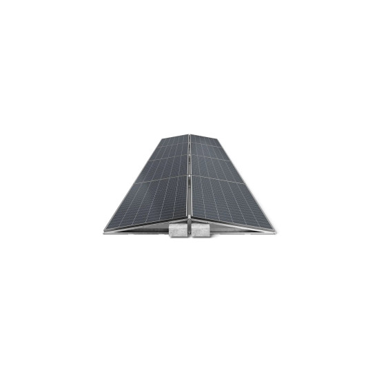 Sistem de montaj panouri fotovoltaice PB-096, montare acoperis plat