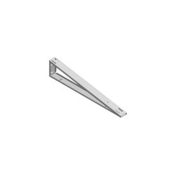 Suport triunghiular la 15 grade, 1236,4 mm, cu piuliță nituită Suport triunghiular la 15 grade, 1236,4 mm, cu piuliță nituită