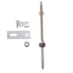 Surub cu dublu filet Hangerboard 250x10 + placa montaj Surub cu dublu filet Hangerboard 250x10 + placa montaj