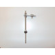 Surub cu dublu filet Hangerboard 250x10 + placa montaj