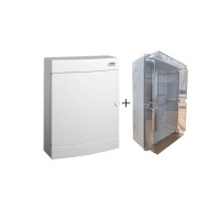 Tablou electric AC/DC 8~12kW trifazat - 2 string-uri si cutie sigilabila pentru contor OD