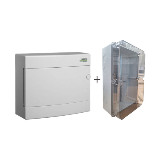 Tablou electric pentru invertor Deye AC/DC 2-6kW monofazat - 2 string-uri si cutie sigilabila pentru operator OD Tablou electric pentru invertor Deye AC/DC 2-6kW monofazat - 2 string-uri si cutie sigilabila pentru operator OD