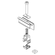 Clema de capat universala K2 Single Rail, Solid Rail, Base Rail