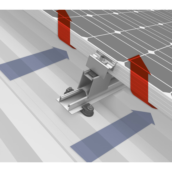 Basic Rail-Suport fixare K2 pe tabla trapezidala