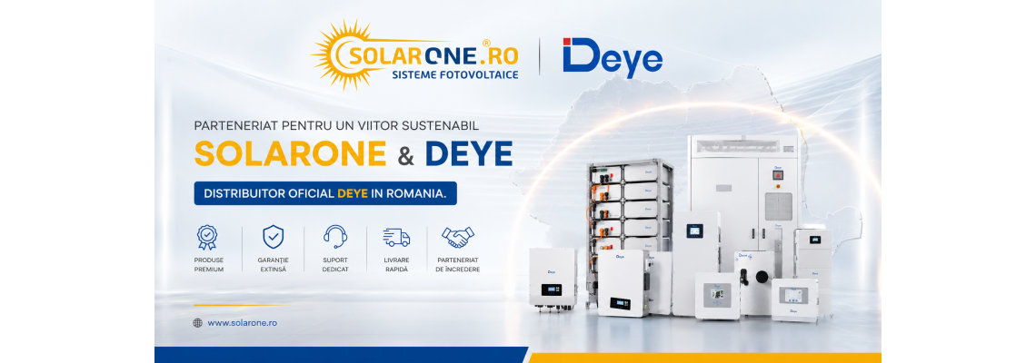 Solar One: Distribuitor autorizat Deye în România